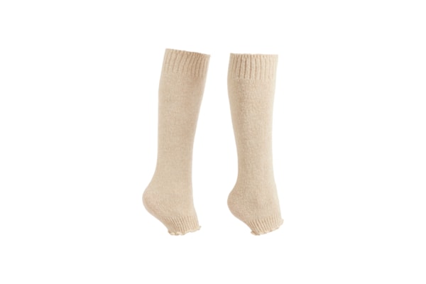 Polaina Com Efeito Soft - Off-White