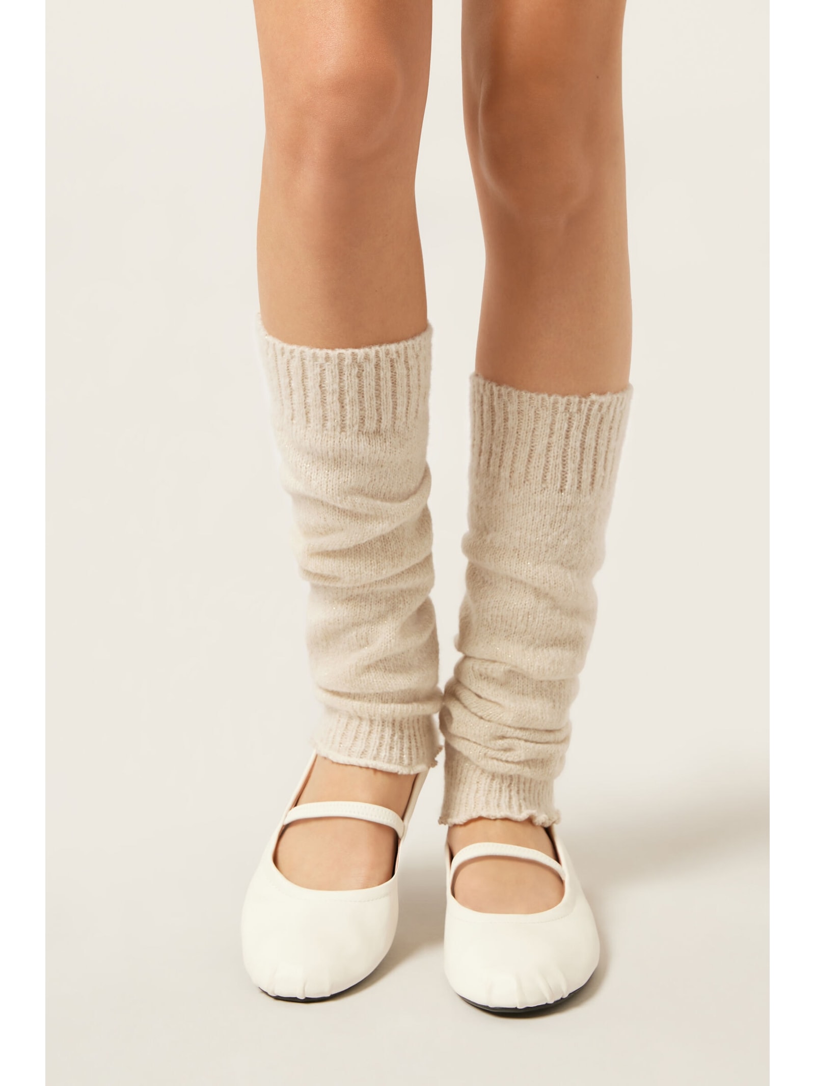 Polaina Com Efeito Soft Off-White Calzedonia