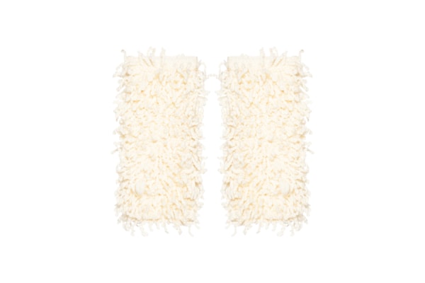 Polainas Femininas Em Franjas - Bege