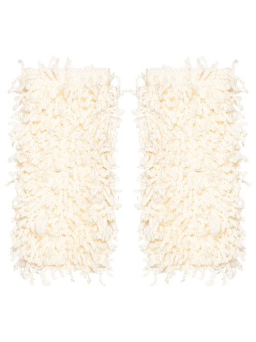 Polainas Femininas Em Franjas – Bege