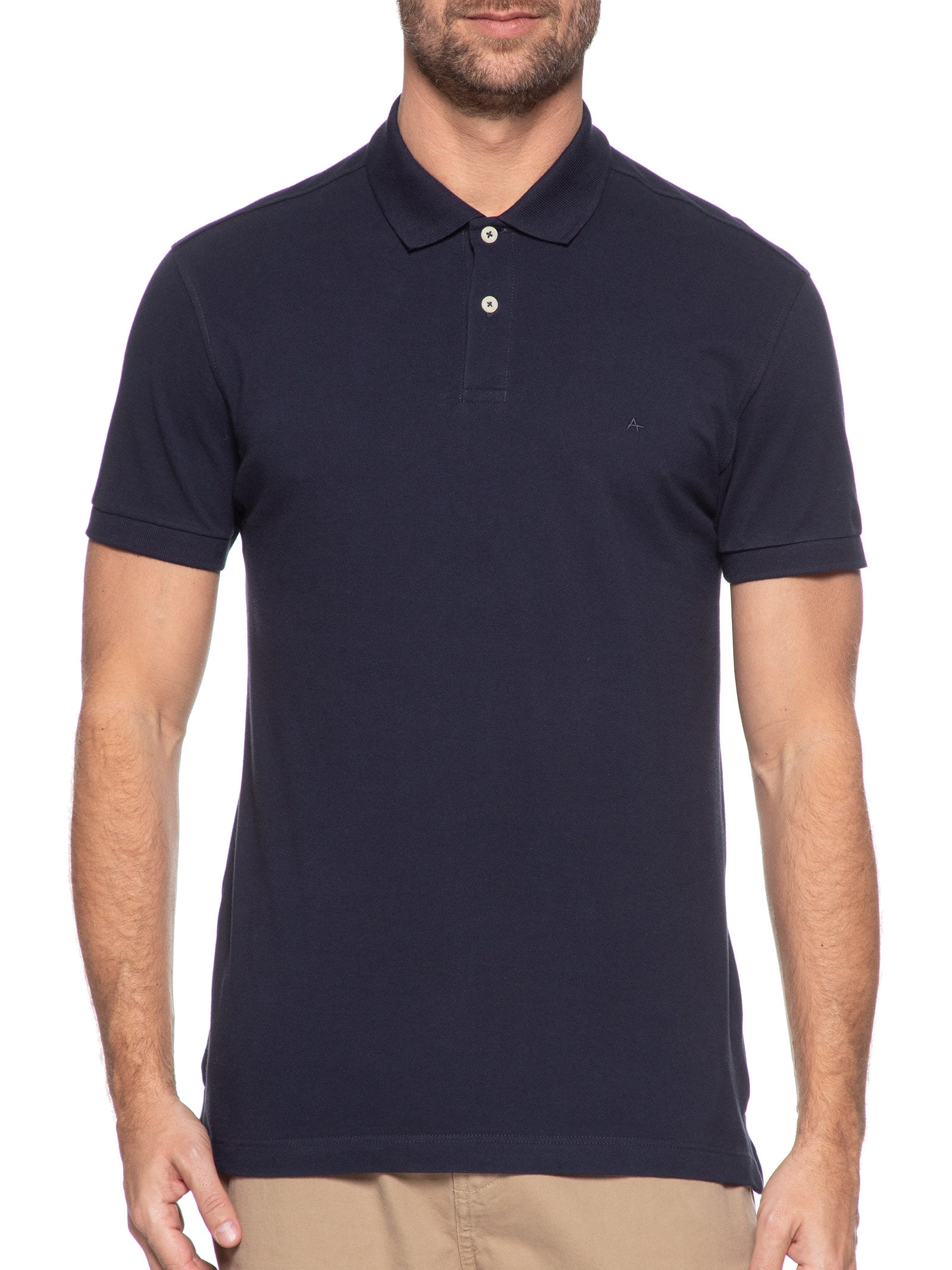 Polo Básica Piquet (PA) Azul Aramis