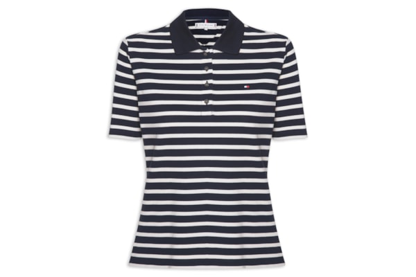 Pólo Feminina 1985 Regular Pique SS - Azul