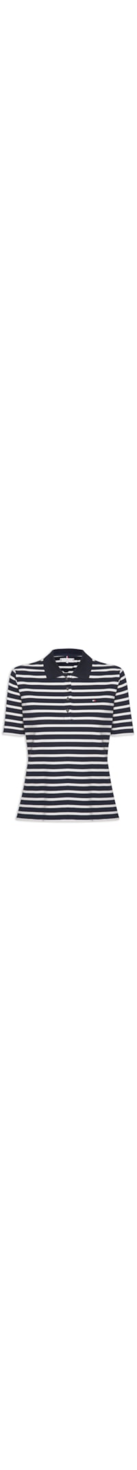 Pólo Feminina 1985 Regular Pique SS - Azul