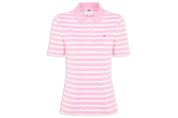 Pólo Feminina 1985 Regular Pique SS - Rosa