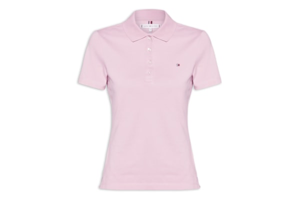 Polo Feminina 1985 Slim Piquet - Rosa