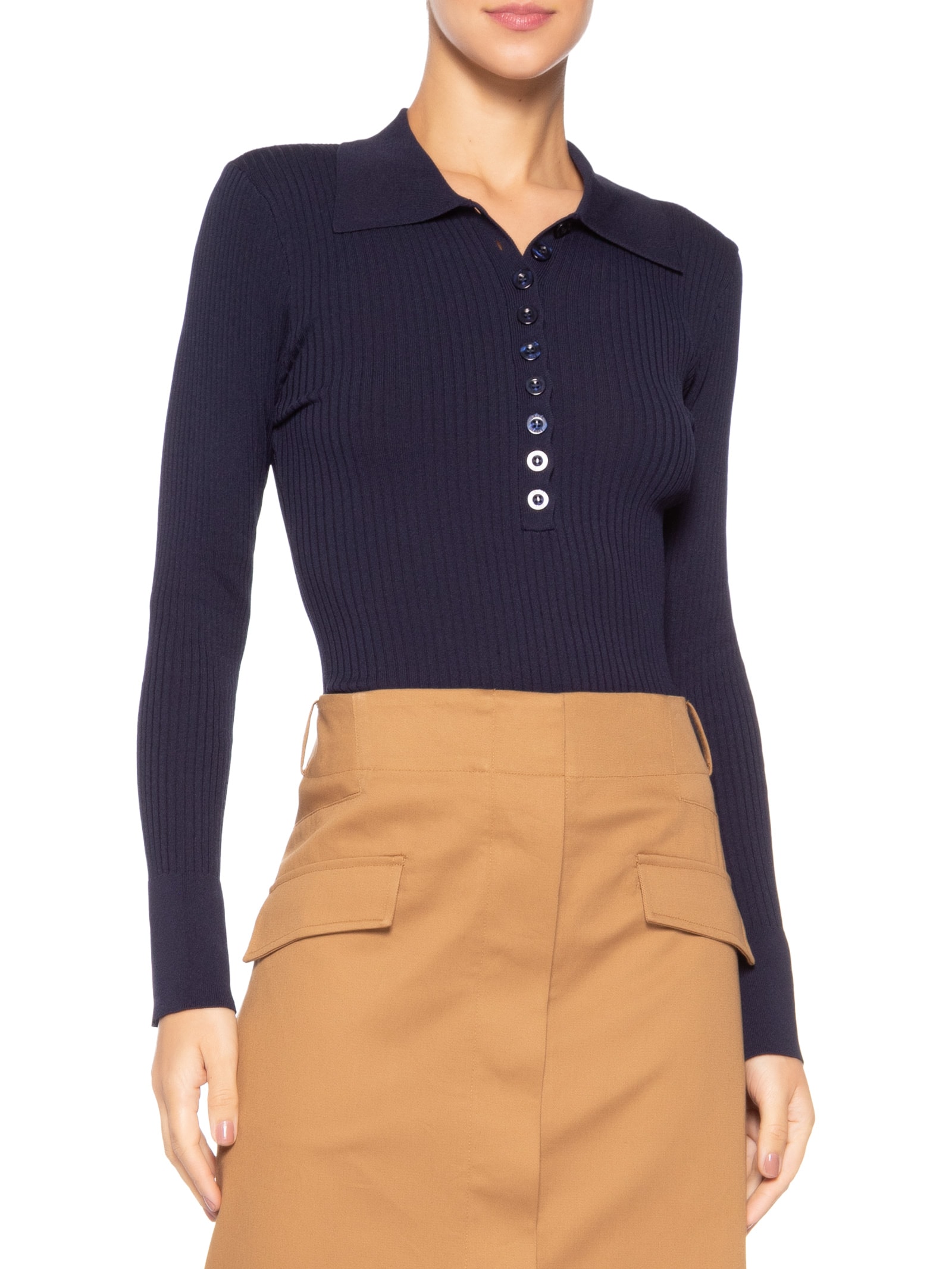 Polo Feminina Amelie I Azul Le Lis