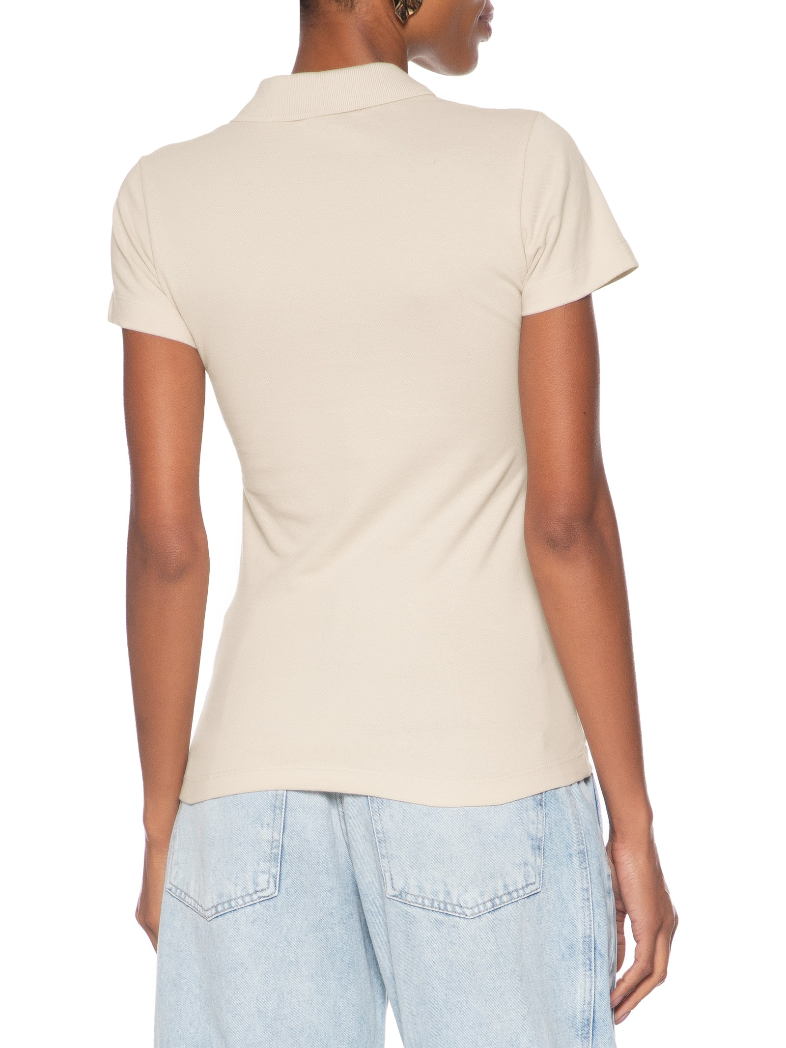 Polo Feminina Bege Colcci