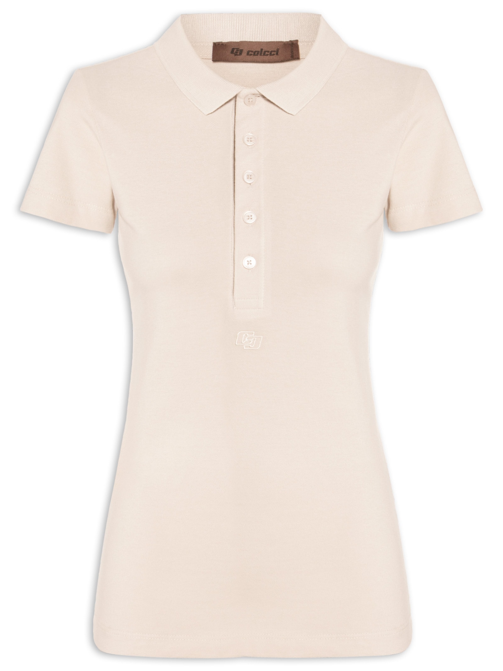 Polo Feminina Bege Colcci