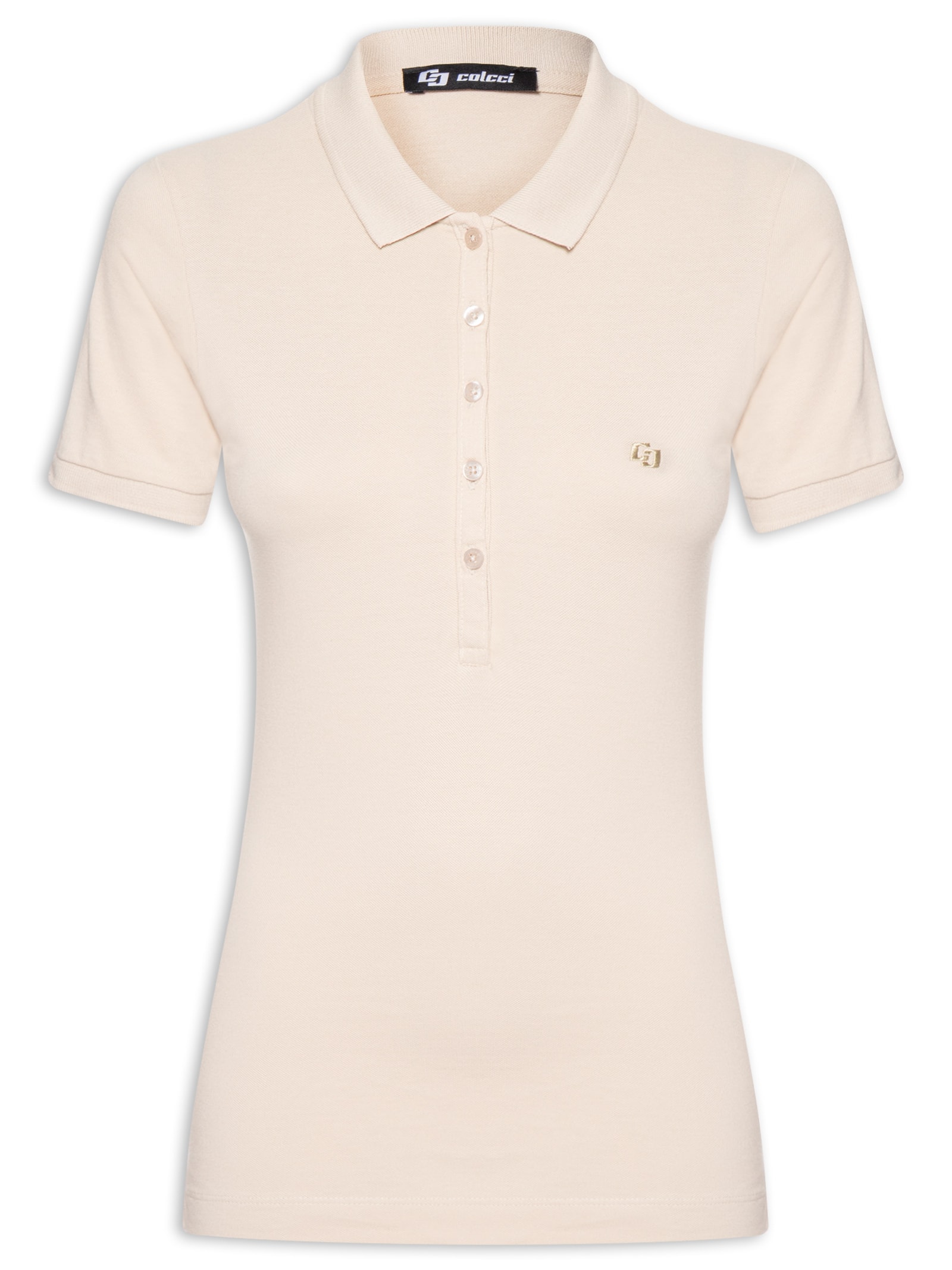 Polo Feminina Bege Colcci