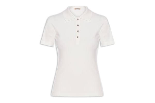 Polo Feminina Canelada - Off White
