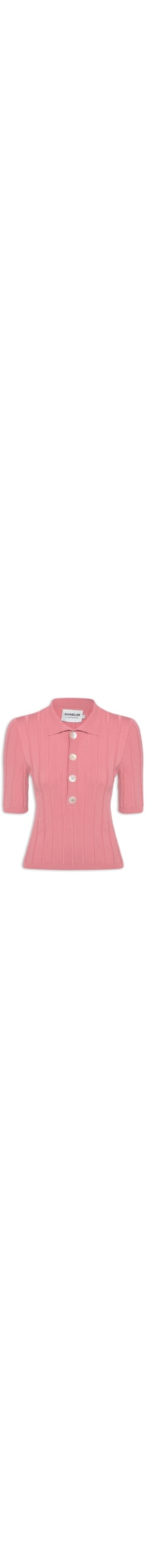 Polo Feminina Clássica - Rosa