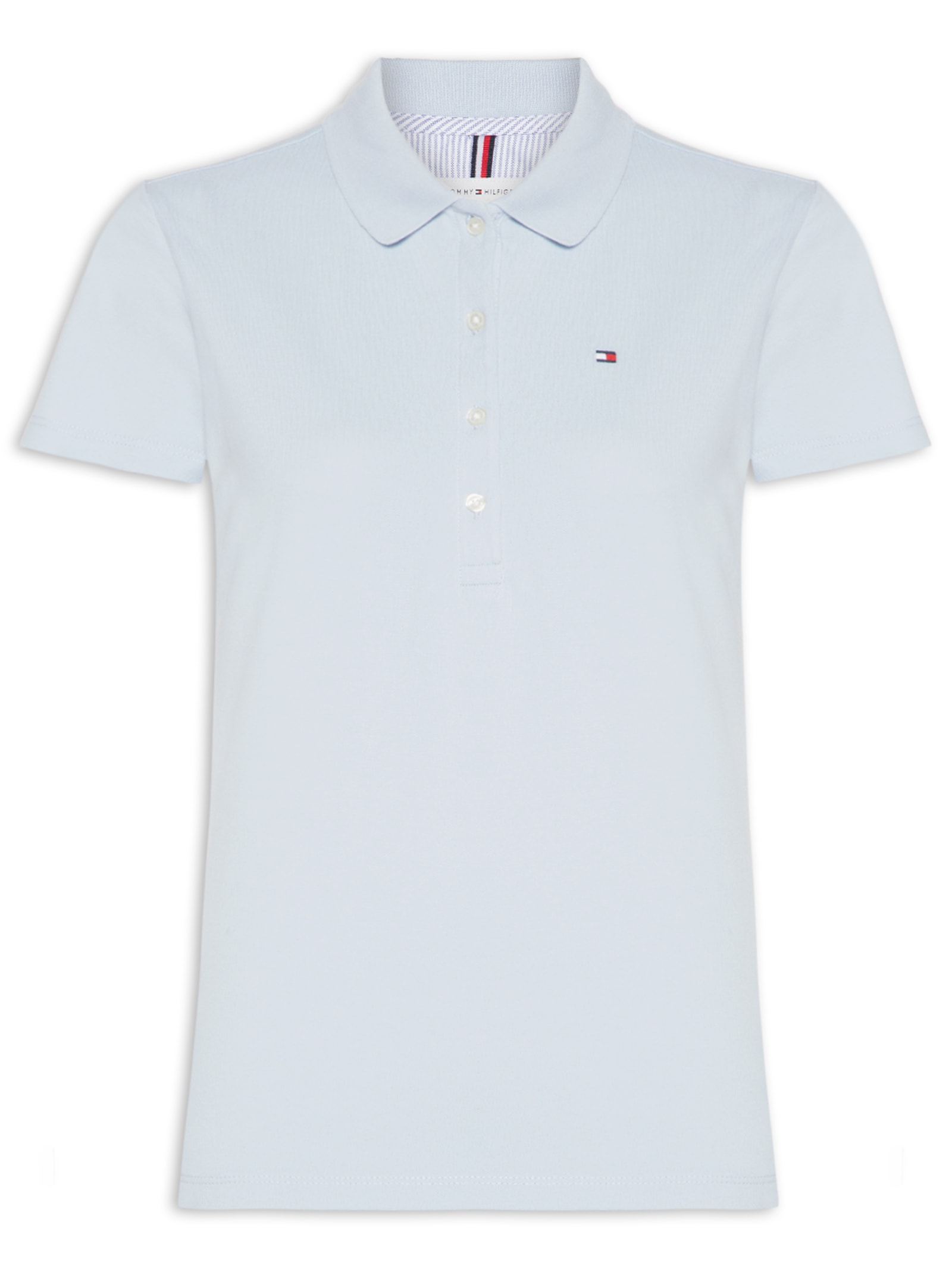 Polo Feminina Cotton Piquê Classic Azul Tommy Hilfiger