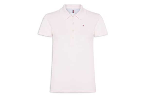 Polo Feminina Cotton Piquê Classic - Rosa