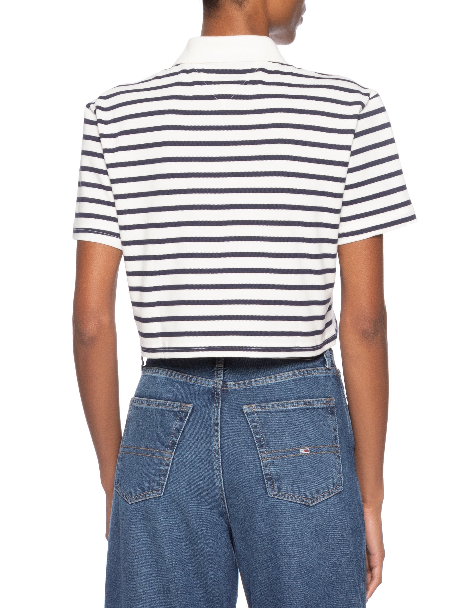 Polo Feminina Crp Badge SS Polo Azul Tommy Jeans