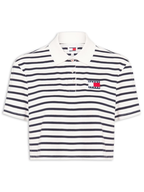 Polo Feminina Crp Badge SS Polo – Azul