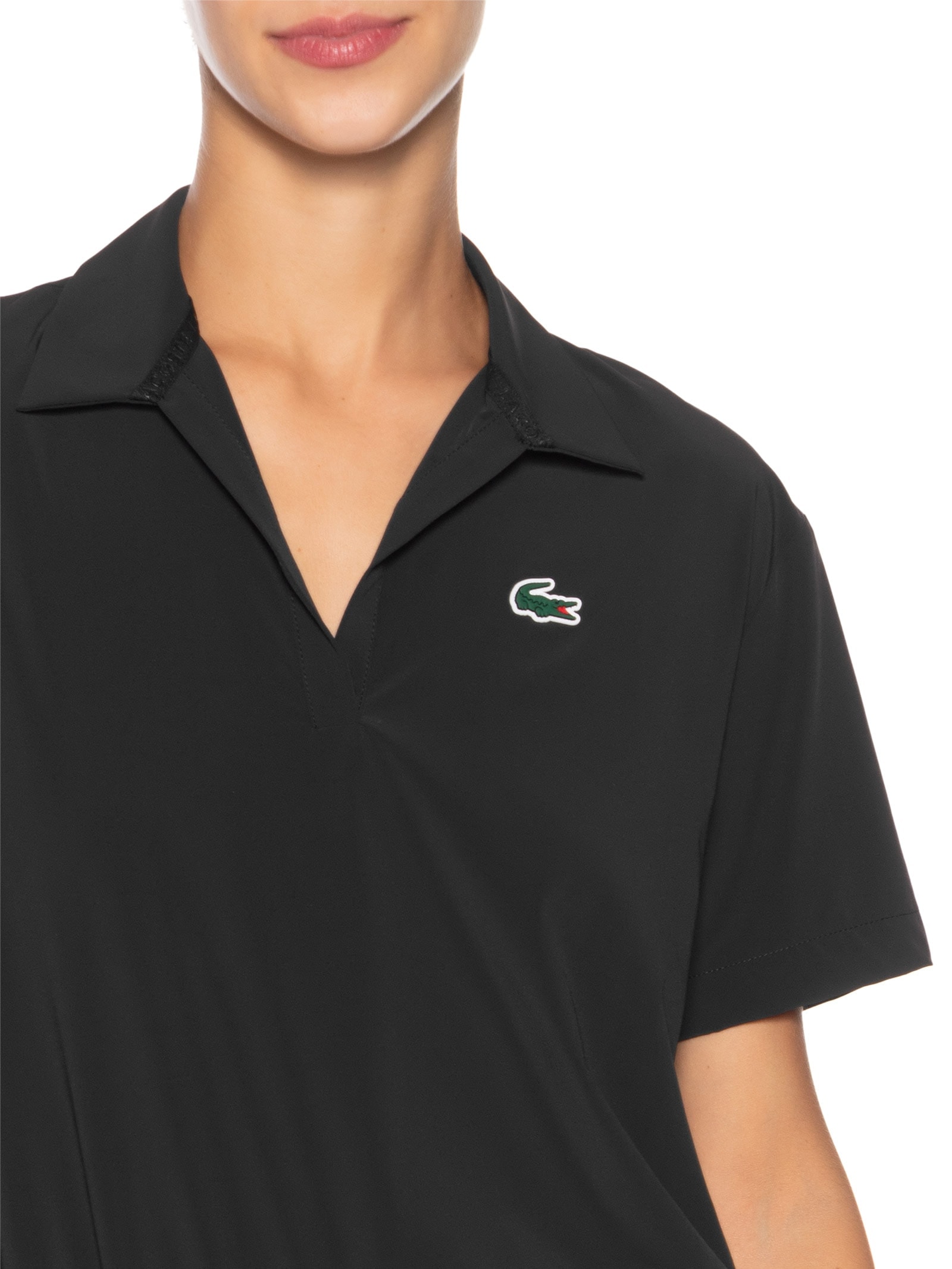 Polo Feminina Esportiva Ultra Dry Stretch - Preto - Lacoste
