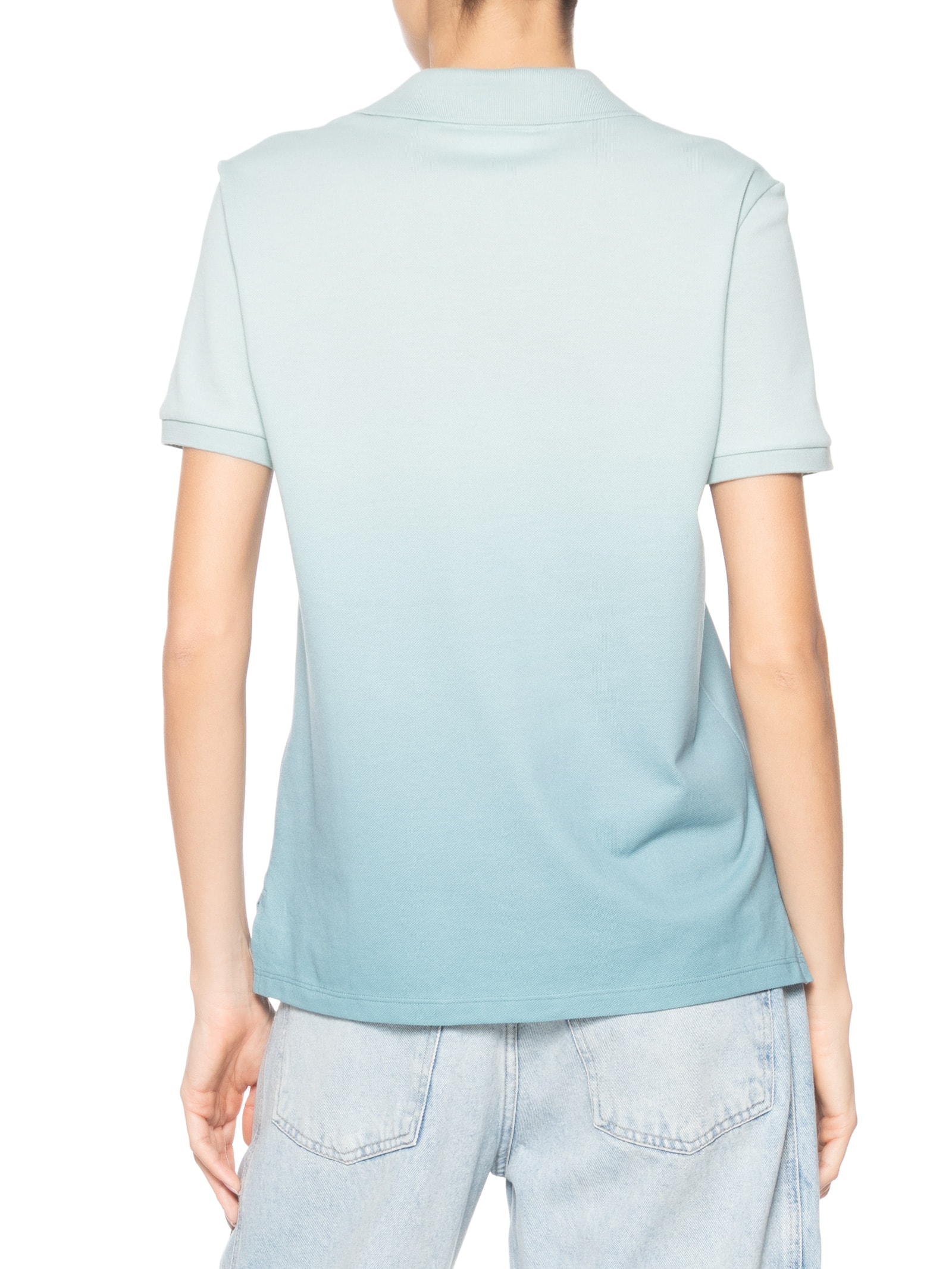 Polo Feminina Gradient Azul Lacoste