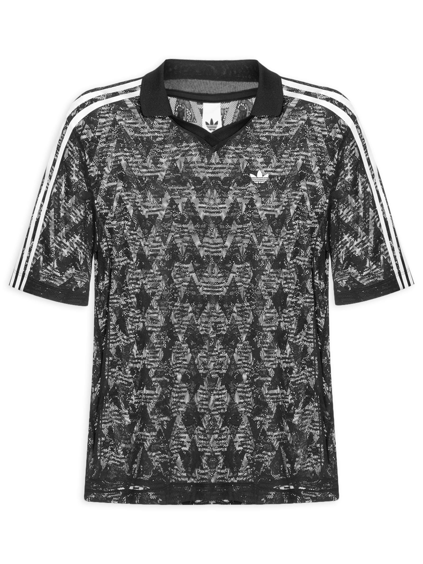 Polo Feminina Lace JSY Preto Adidas Originals