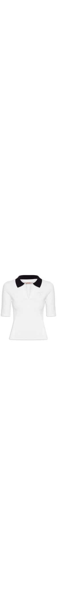 Polo Feminina Lisa - Branco