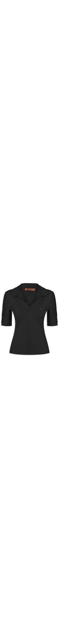Polo Feminina Lisa - Preto