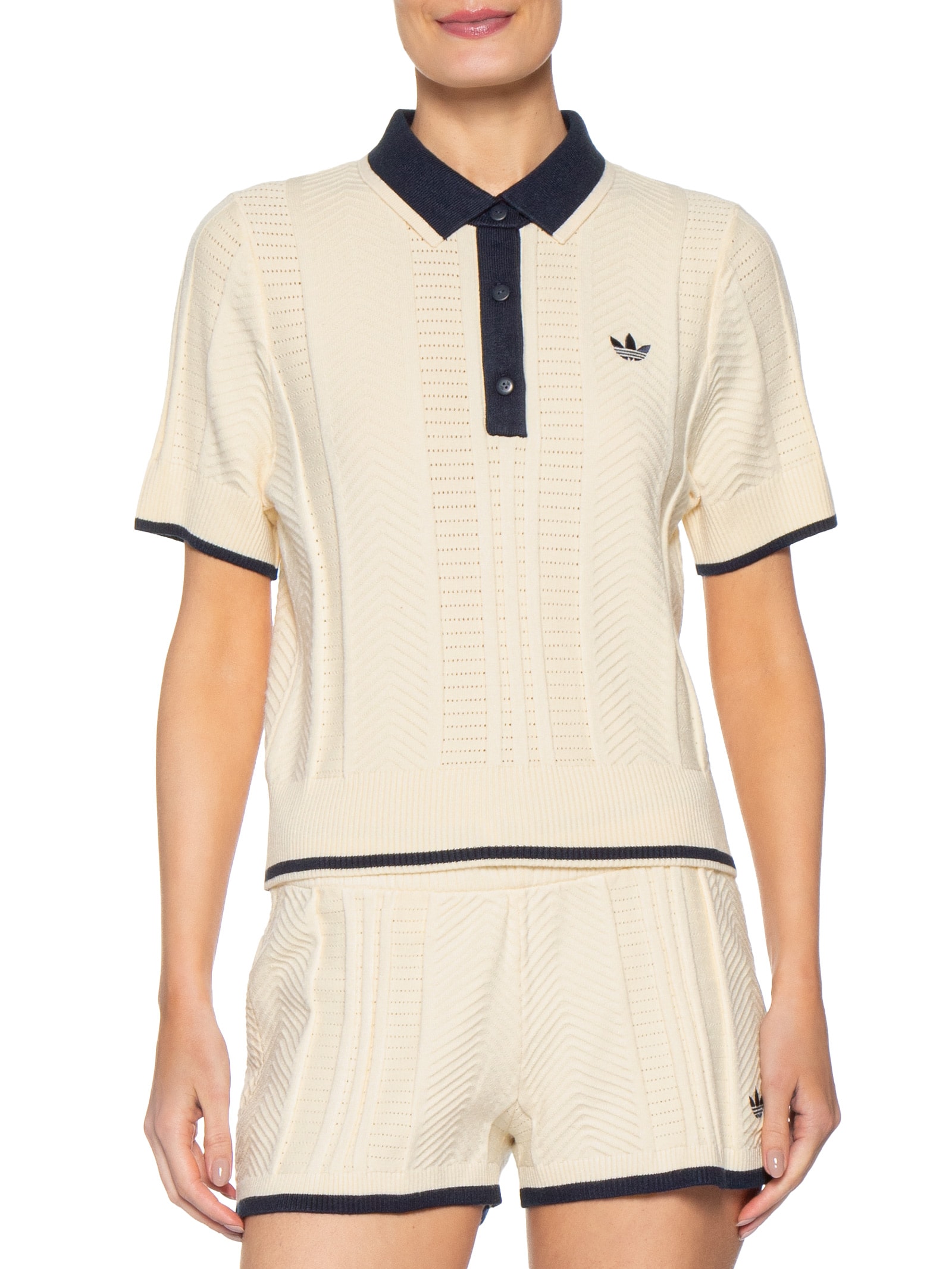 Polo Feminina  Main Originals Amarelo Adidas Originals