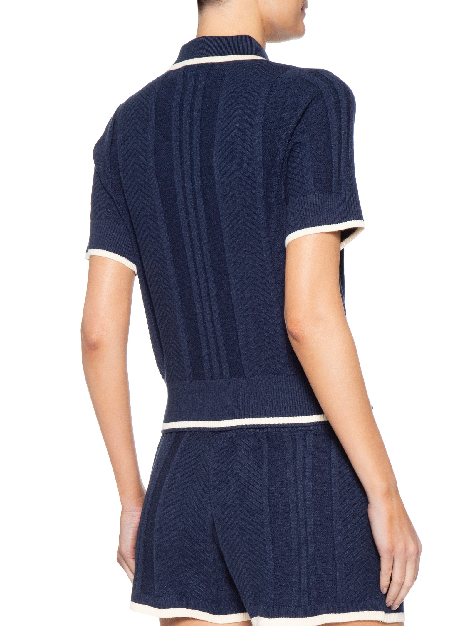 Polo Feminina Main Originals Azul Adidas Originals