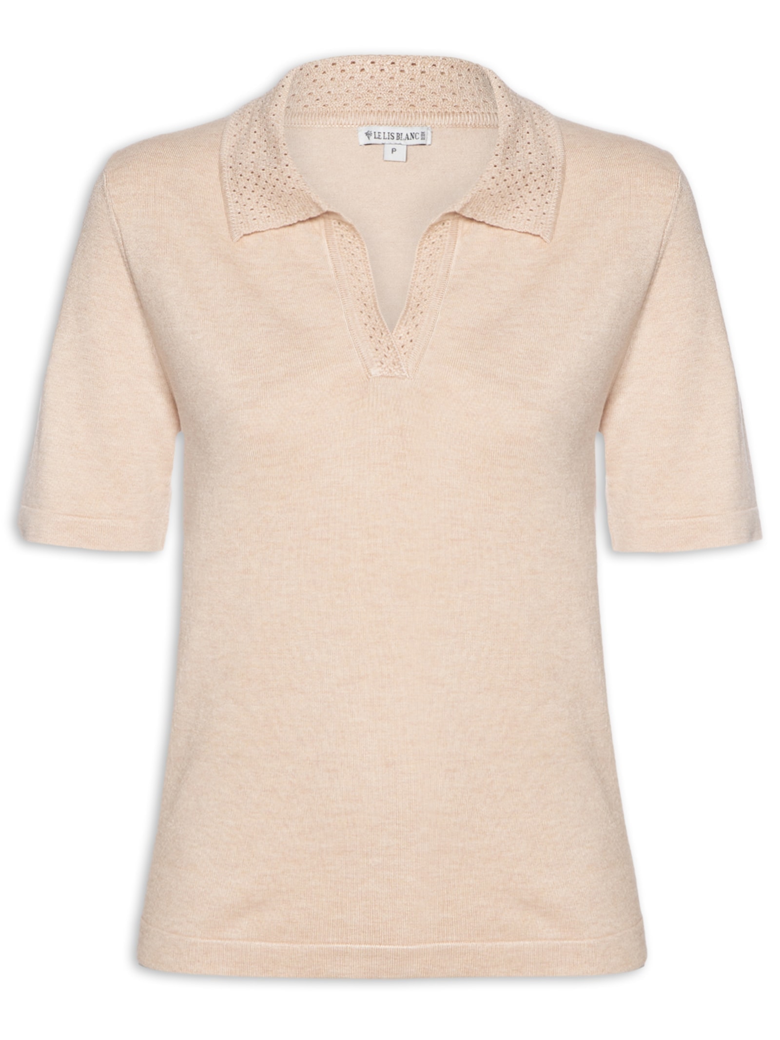 Polo Feminina Nana Bege Le Lis