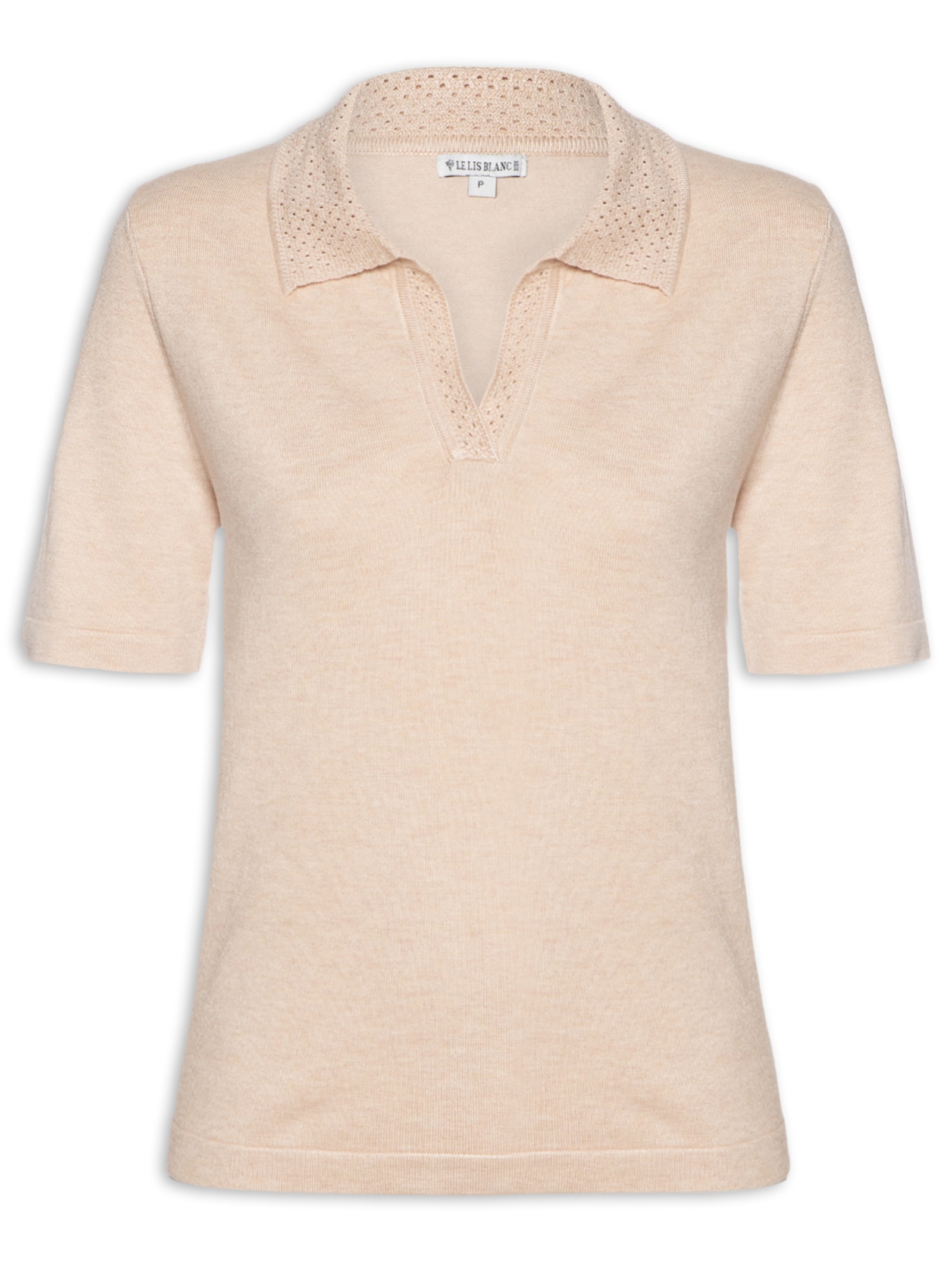 Polo Feminina Nana Bege Le Lis