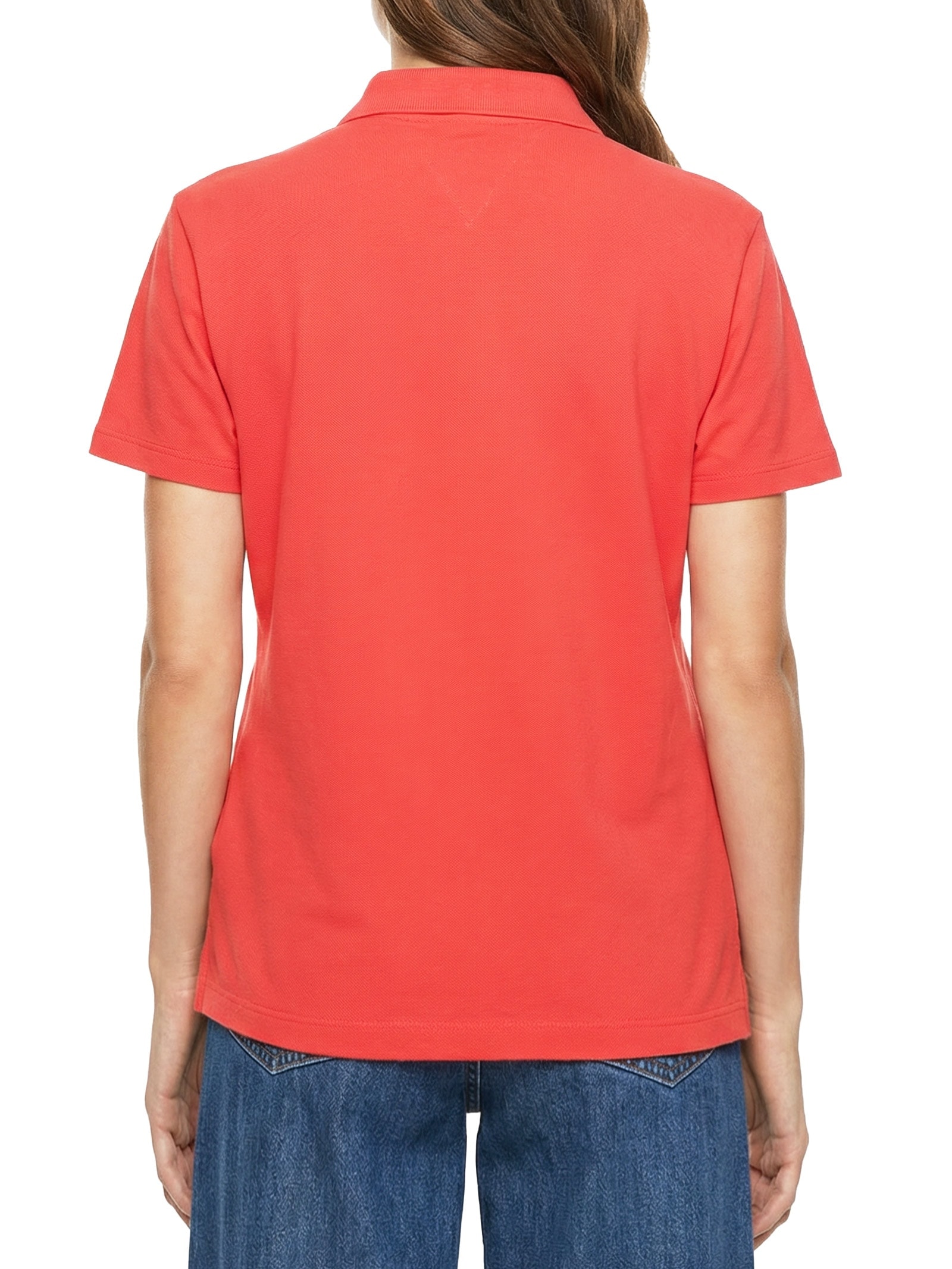 Polo Feminina Original Basic Vermelho Tommy Jeans