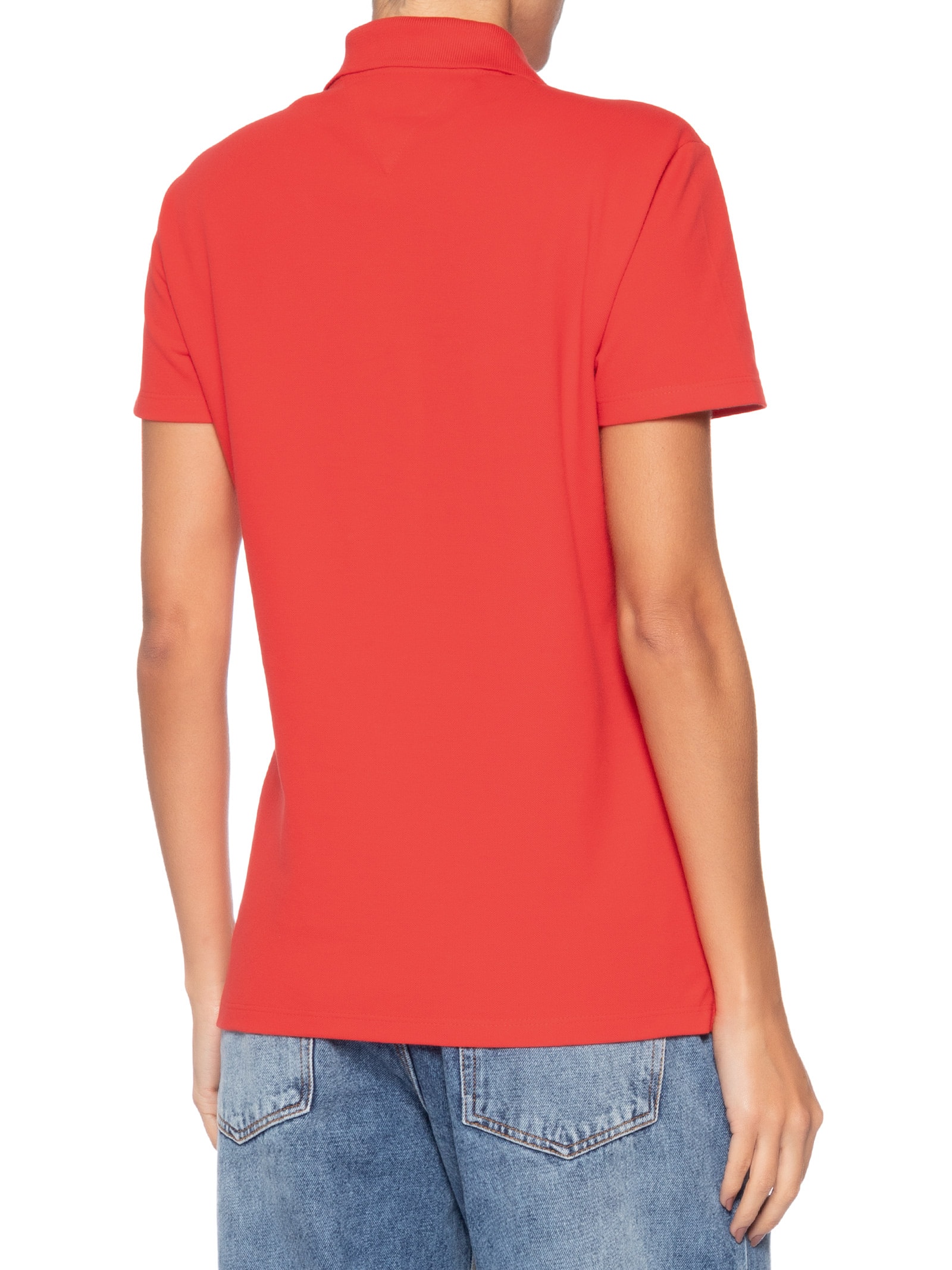 Polo Feminina Original Basic Vermelho Tommy Jeans