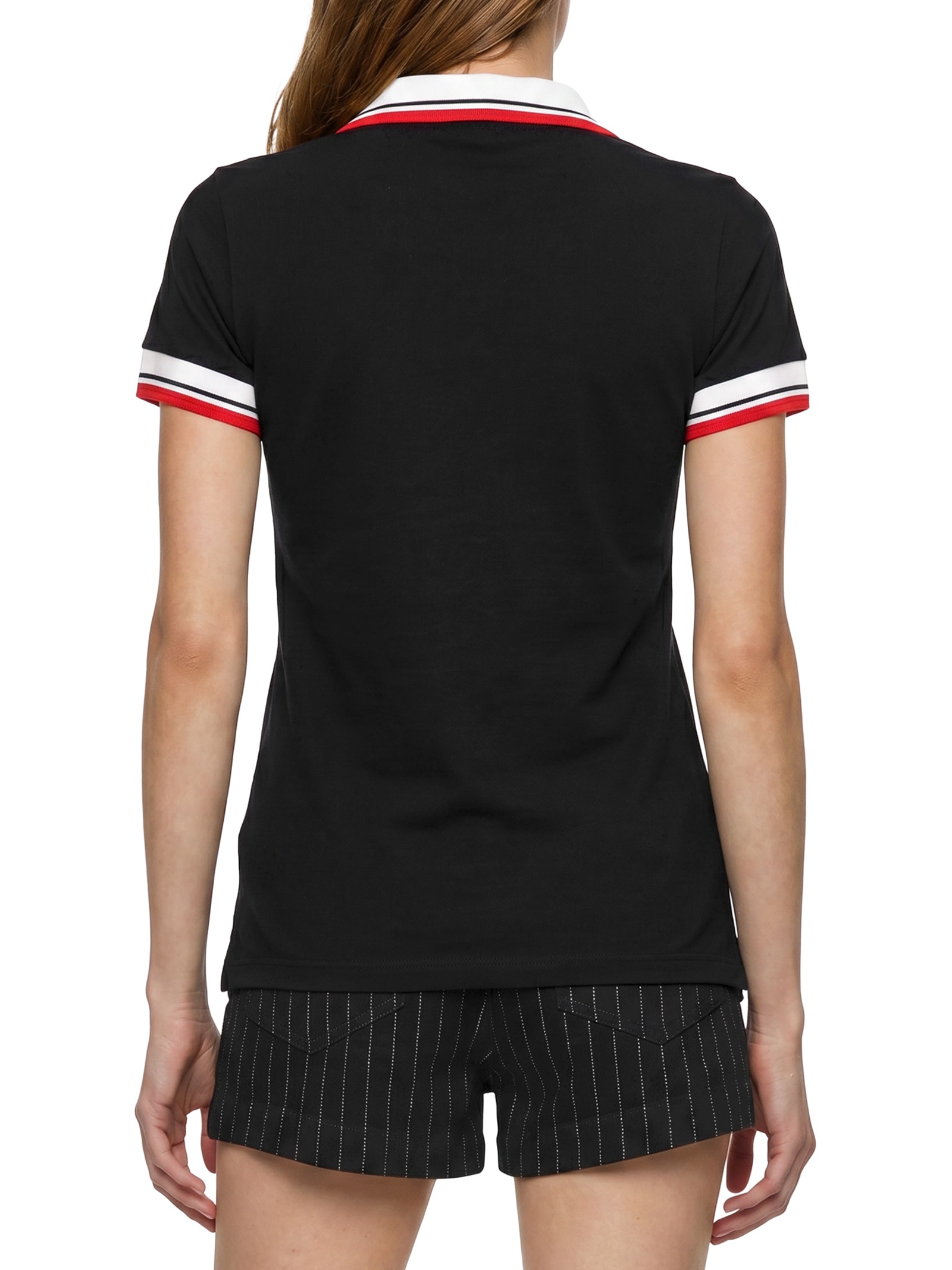 Polo Feminina Preto Colcci