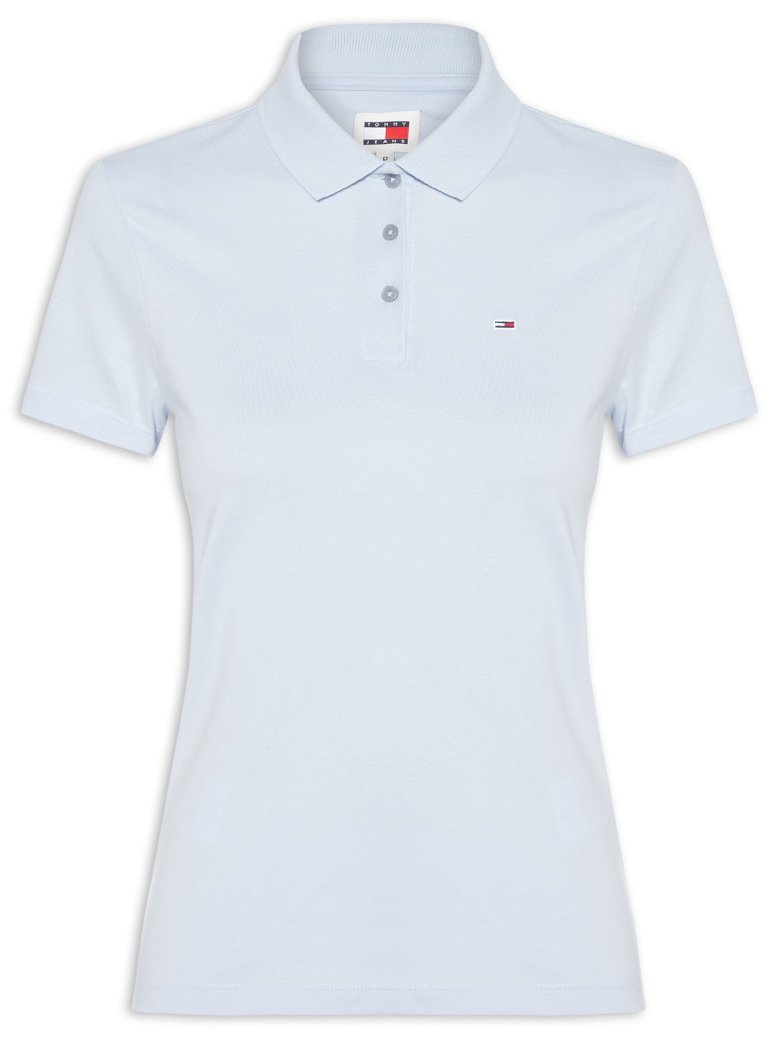 Polo Feminina Slim Essential Azul Tommy Jeans