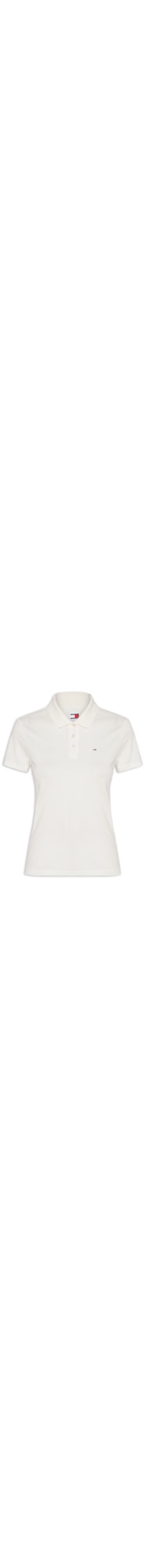 Polo Feminina Slim Essential - Branca