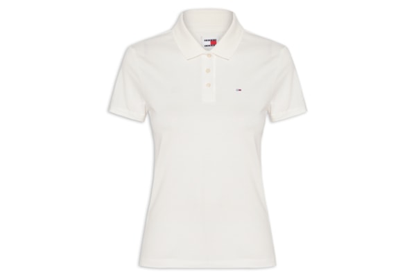 Polo Feminina Slim Essential - Off White