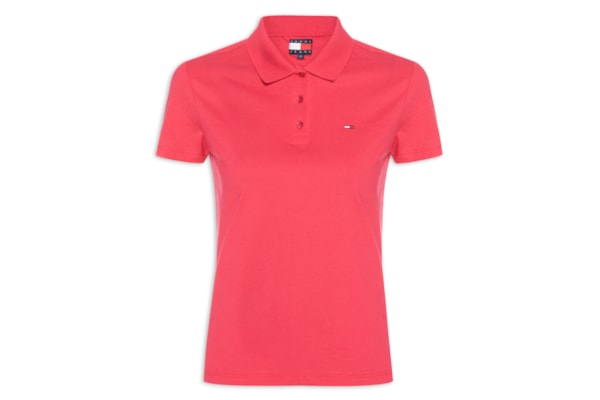 Polo Feminina Slim Essential - Rosa