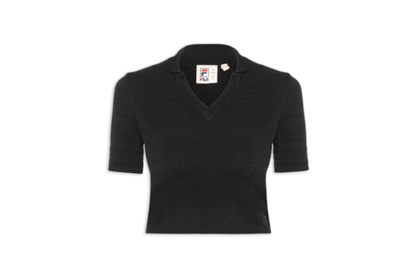 Polo Feminina Slim Grand Turismo - Preto