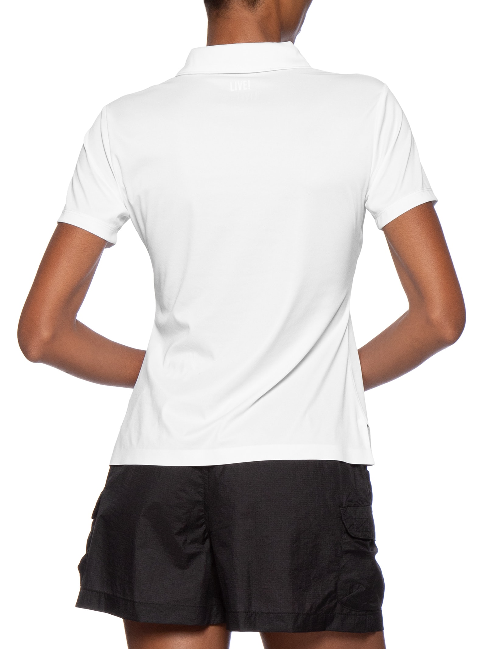 Polo Feminina Street Branco Live!