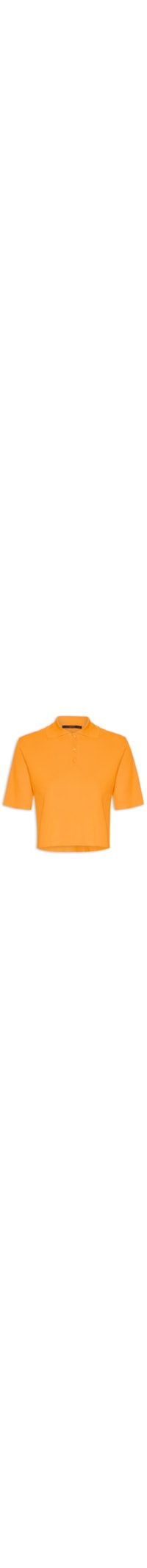 Polo Feminina Tricot - Laranja
