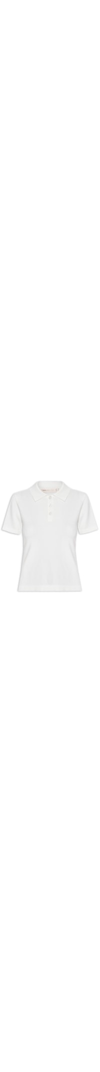 Polo Feminina Tricot - Off White