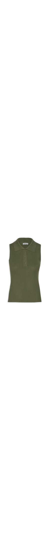 Polo Feminina Tricot - Verde
