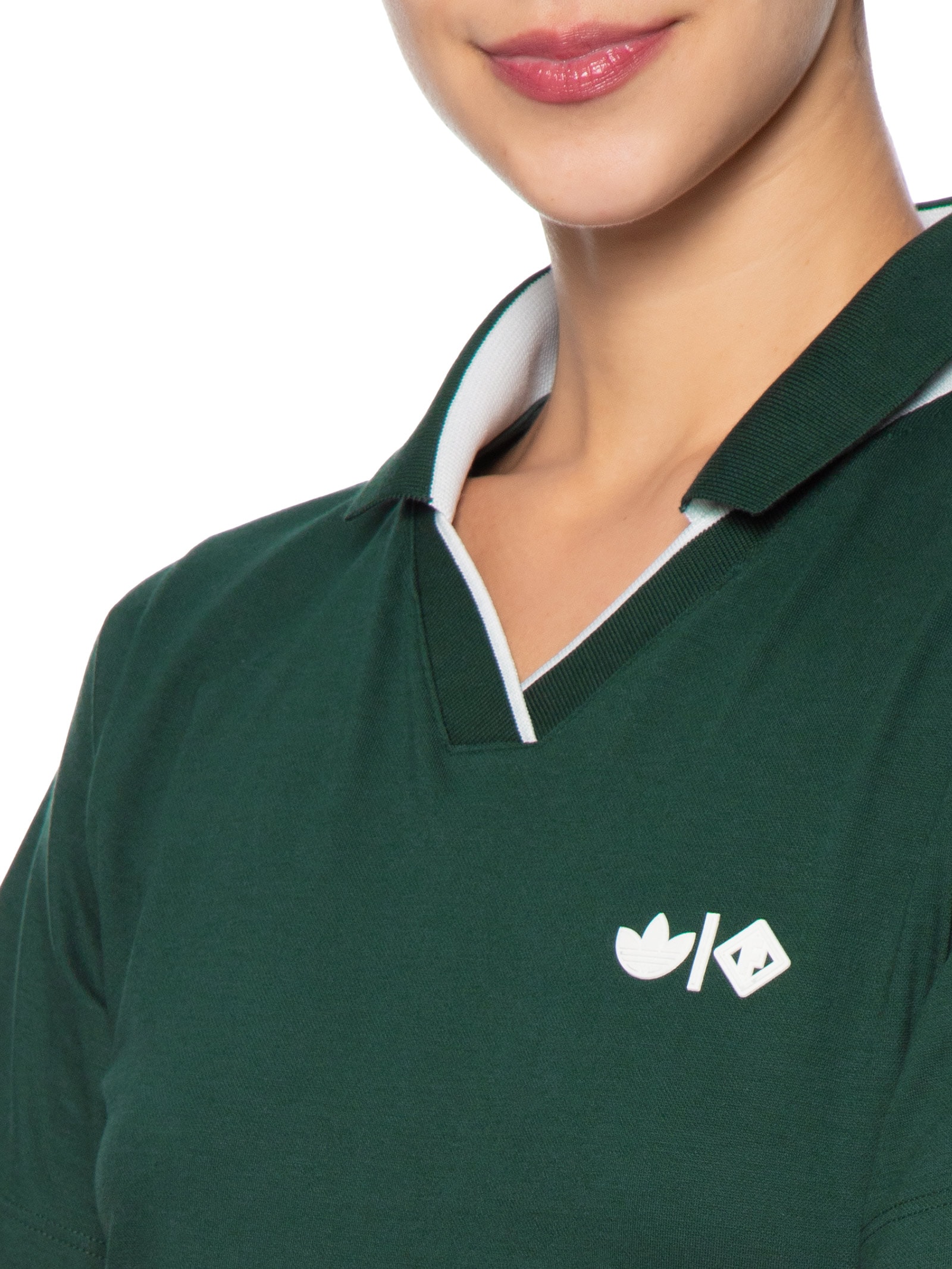 Polo Feminina Verde Forum + Adidas