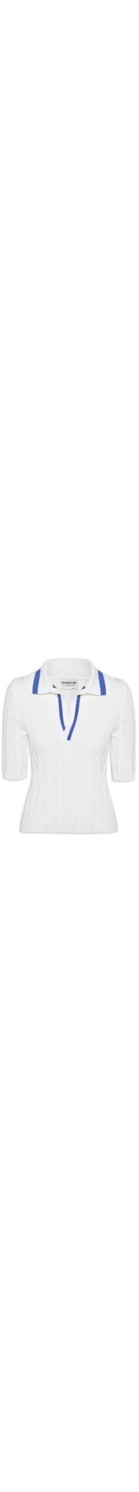 Polo Feminina Vintage - Branco