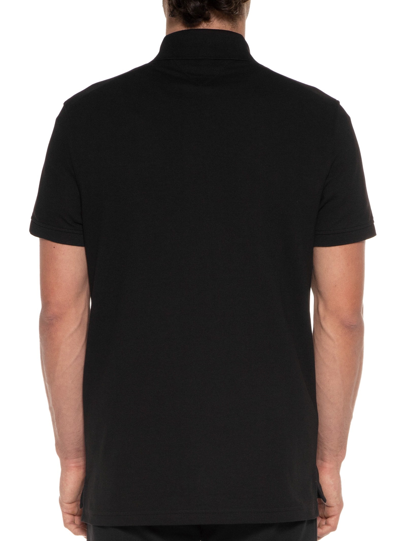 Polo Manga Curta Lm 1985 Regular Preto Tommy Hilfiger