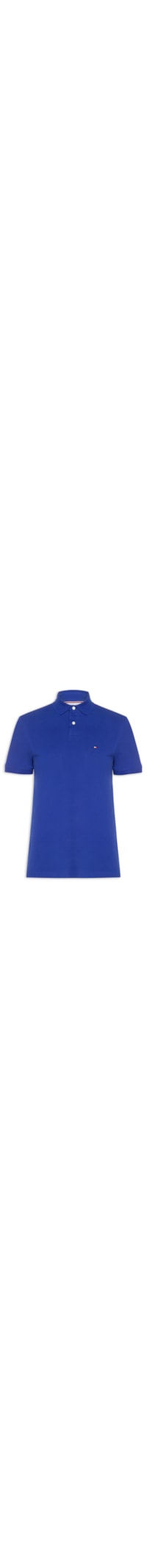 Polo Masculina 1985 Regular Fit Algodão Orgânico - Azul