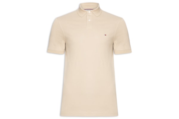 Polo Masculina 1985 Regular Fit Algodão Orgânico - Bege 