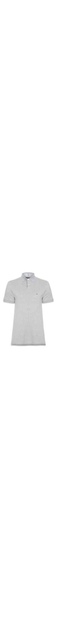 Polo Masculina 1985 Regular Fit Algodão Orgânico - Cinza