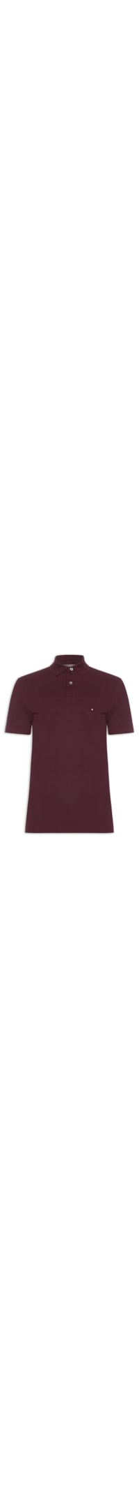 Polo Masculina 1985 Regular Fit Algodão Orgânico - Vermelho