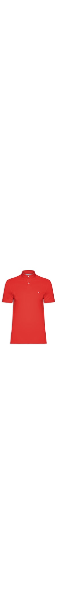 Polo Masculina 1985 Regular Fit Algodão Orgânico - Vermelho
