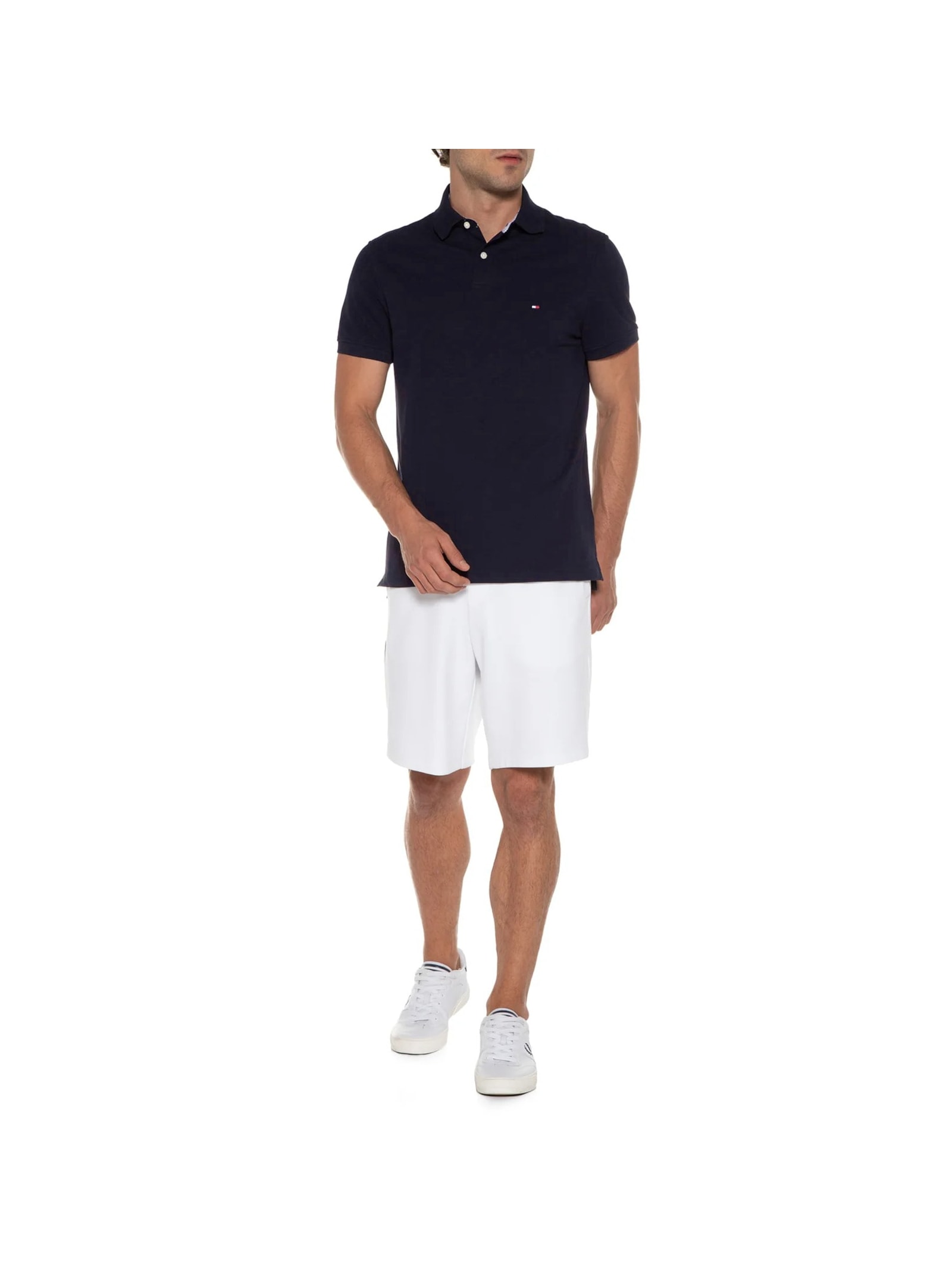 Polo Masculina 1985 Regular Fit  Azul Tommy Hilfiger