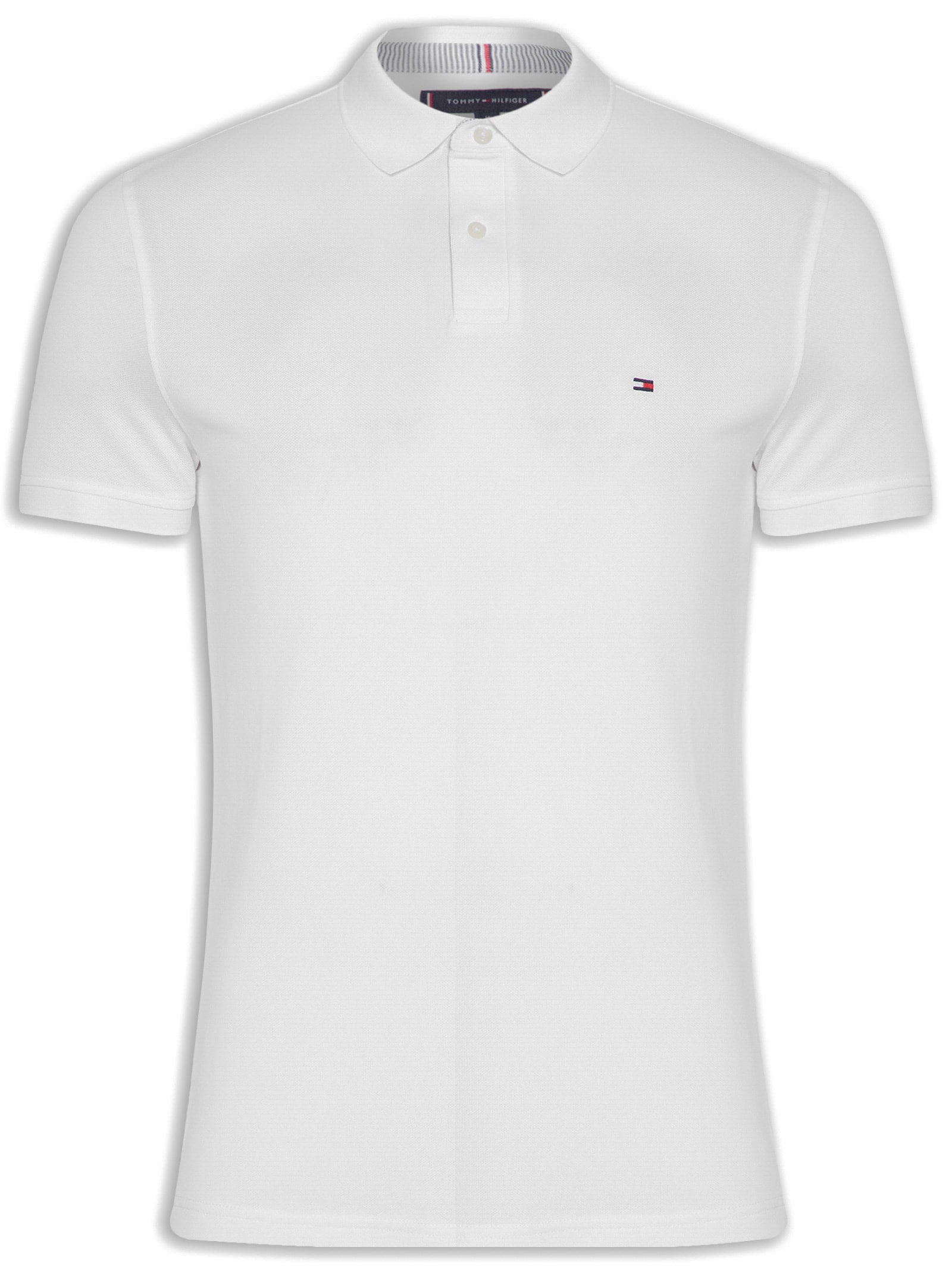 Polo Masculina 1985 Regular Fit  Branco Tommy Hilfiger